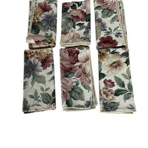 Floral Patterned Cloth Napkins, Boho, Cottagecore
